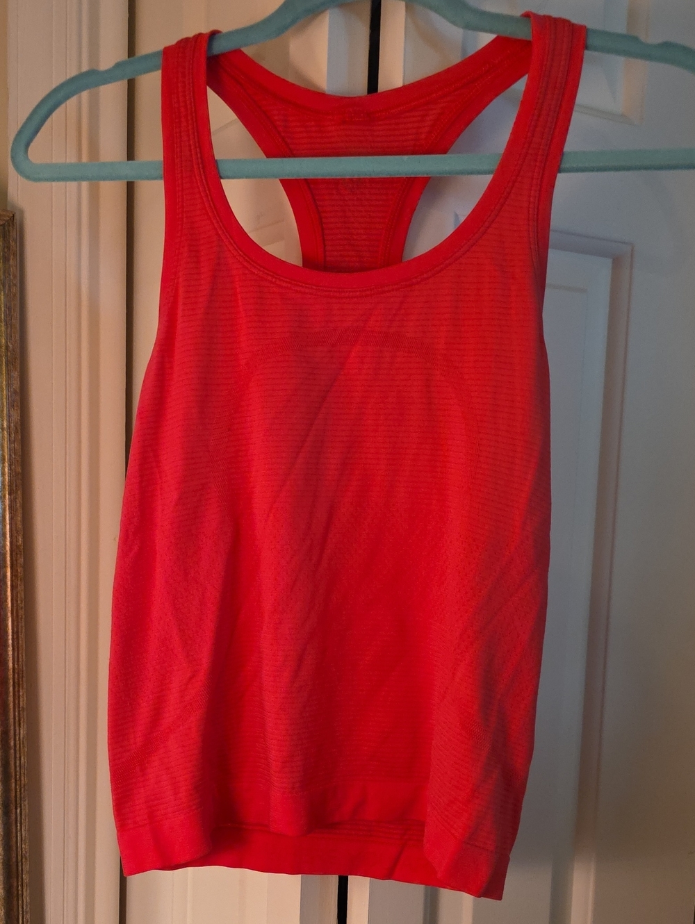 Lululemon Women’s Racerback Tank Top - Bright Coral Pink, S